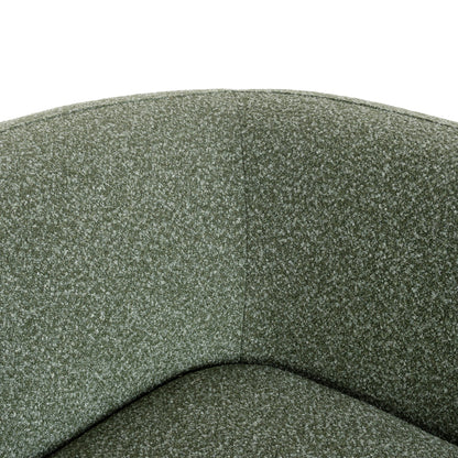 CLC10388-AE 3 Seater Left Chaise Sofa - Amazon Green