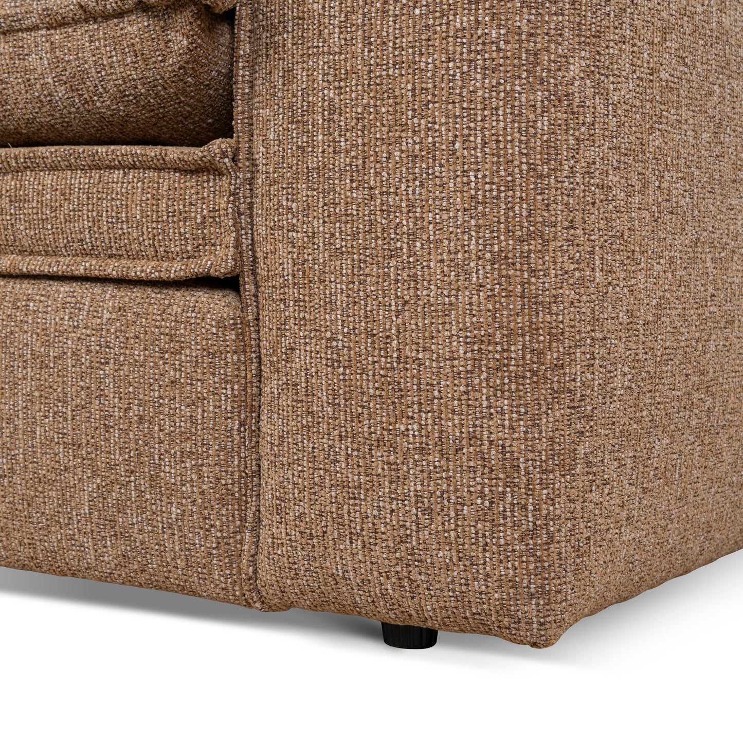 CLC10401-IG 3 Seater Fabric Sofa - Almond Brown