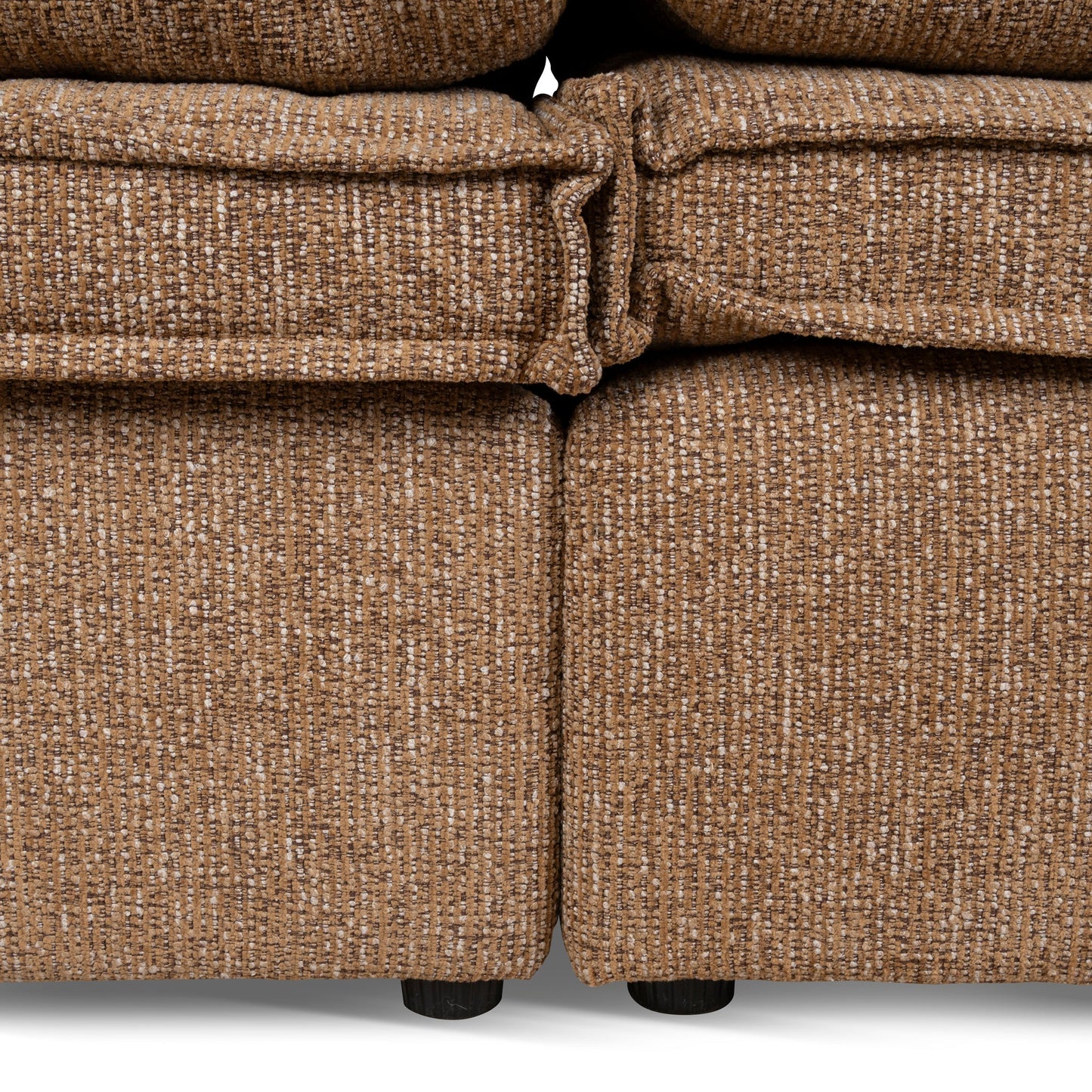 CLC10401-IG 3 Seater Fabric Sofa - Almond Brown