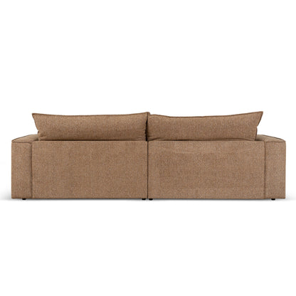CLC10401-IG 3 Seater Fabric Sofa - Almond Brown