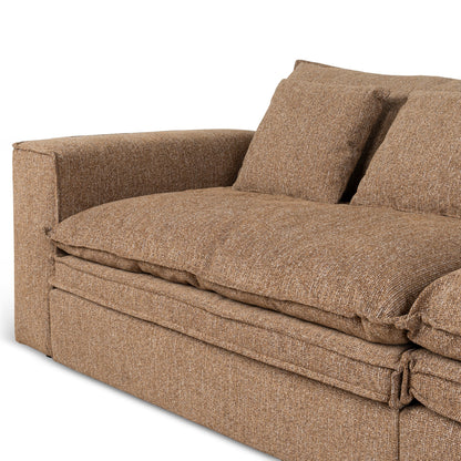 CLC10401-IG 3 Seater Fabric Sofa - Almond Brown