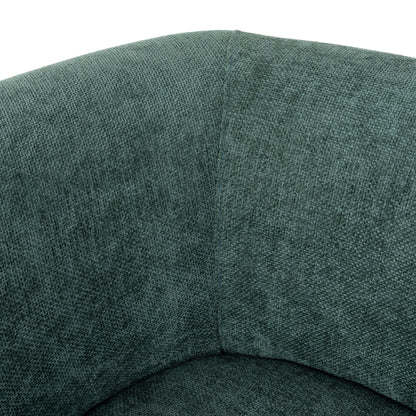 CLC10408-NI Walnut Armchair - Bush Green