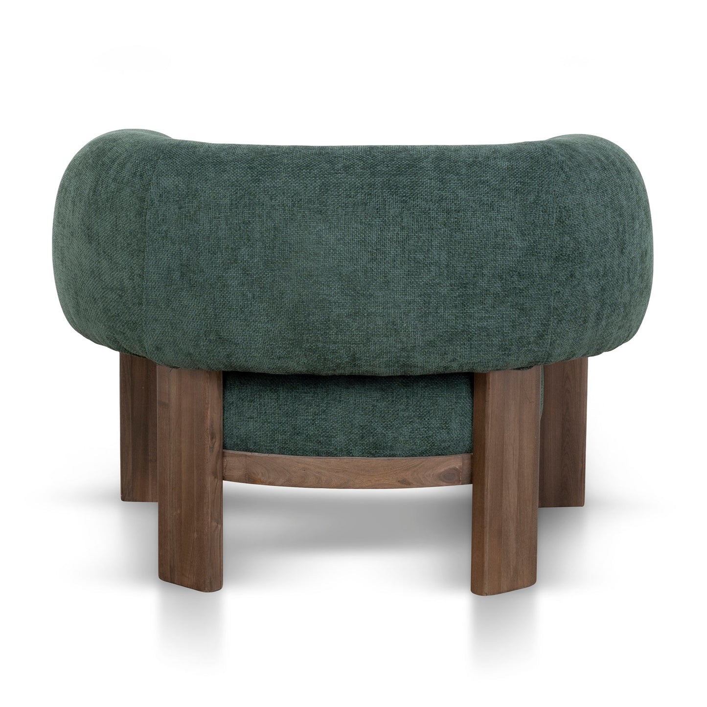 CLC10408-NI Walnut Armchair - Bush Green