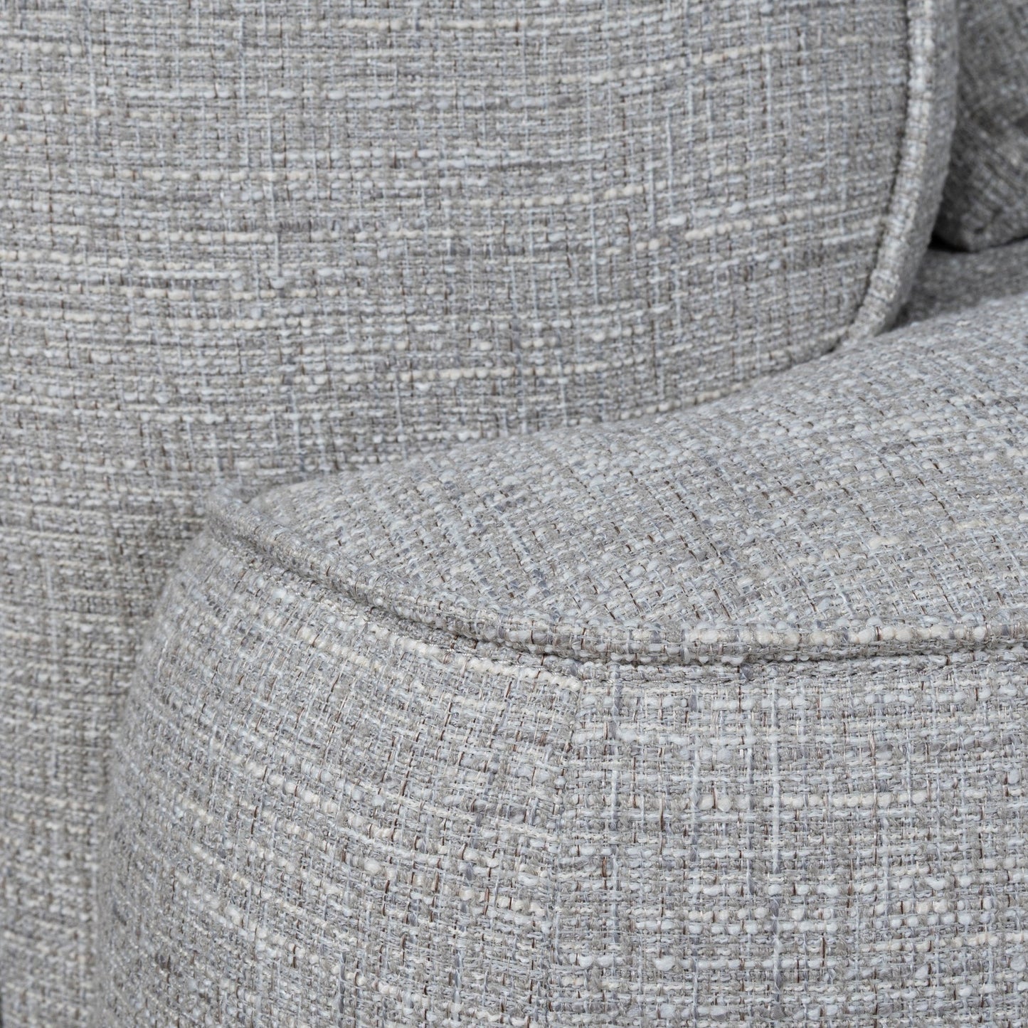 CLC10445-KJ Right Chaise Sofa - Chrome Grey