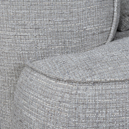 CLC10445-KJ Right Chaise Sofa - Chrome Grey