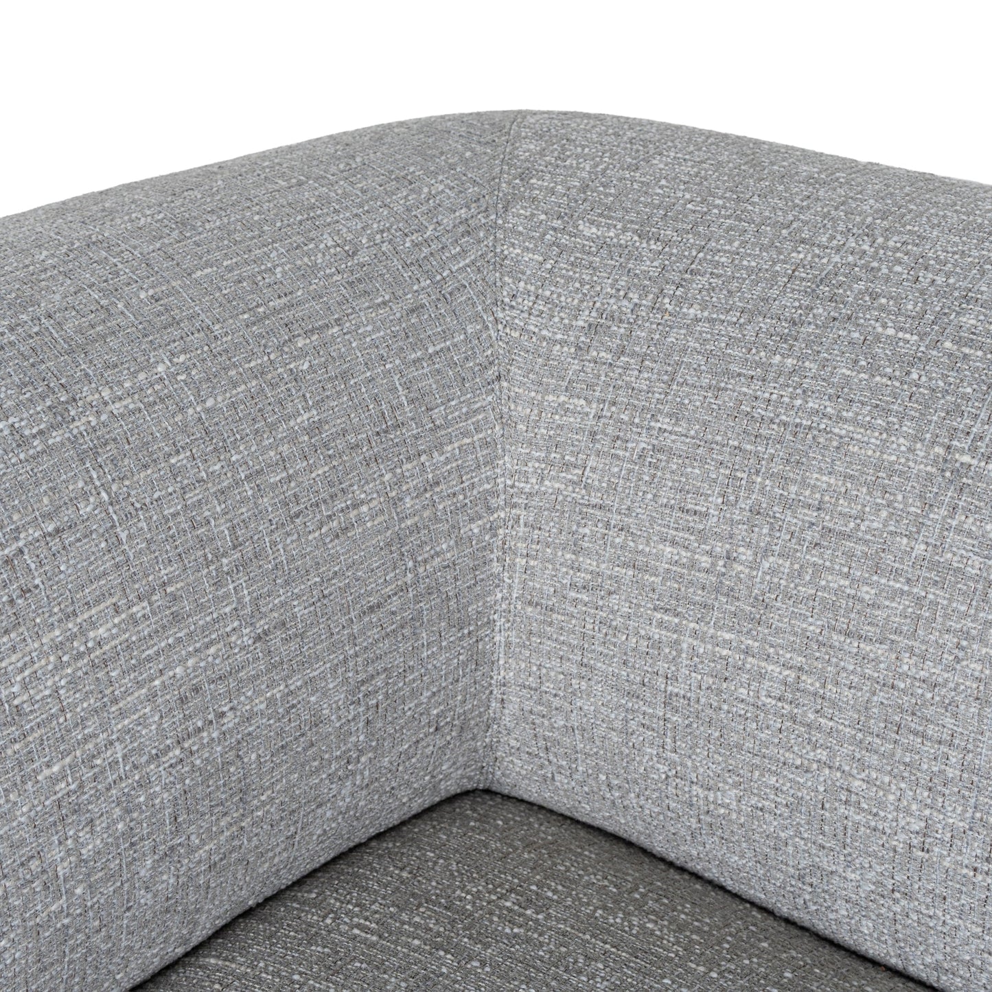 CLC10445-KJ Right Chaise Sofa - Chrome Grey