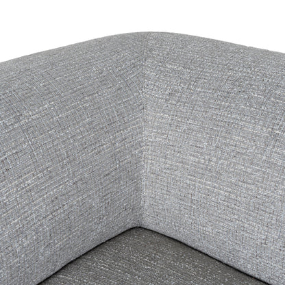 CLC10445-KJ Right Chaise Sofa - Chrome Grey