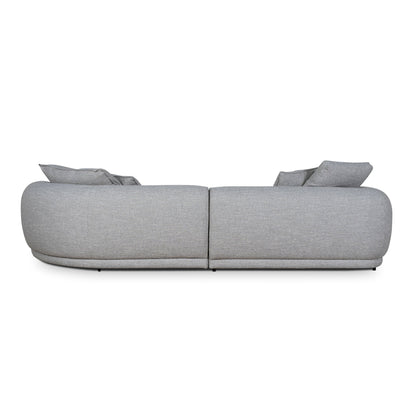 CLC10445-KJ Right Chaise Sofa - Chrome Grey