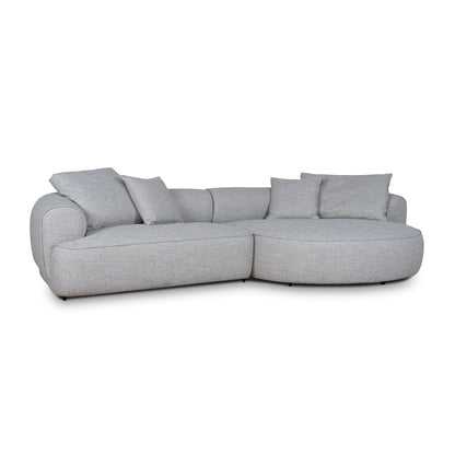 CLC10445-KJ Right Chaise Sofa - Chrome Grey