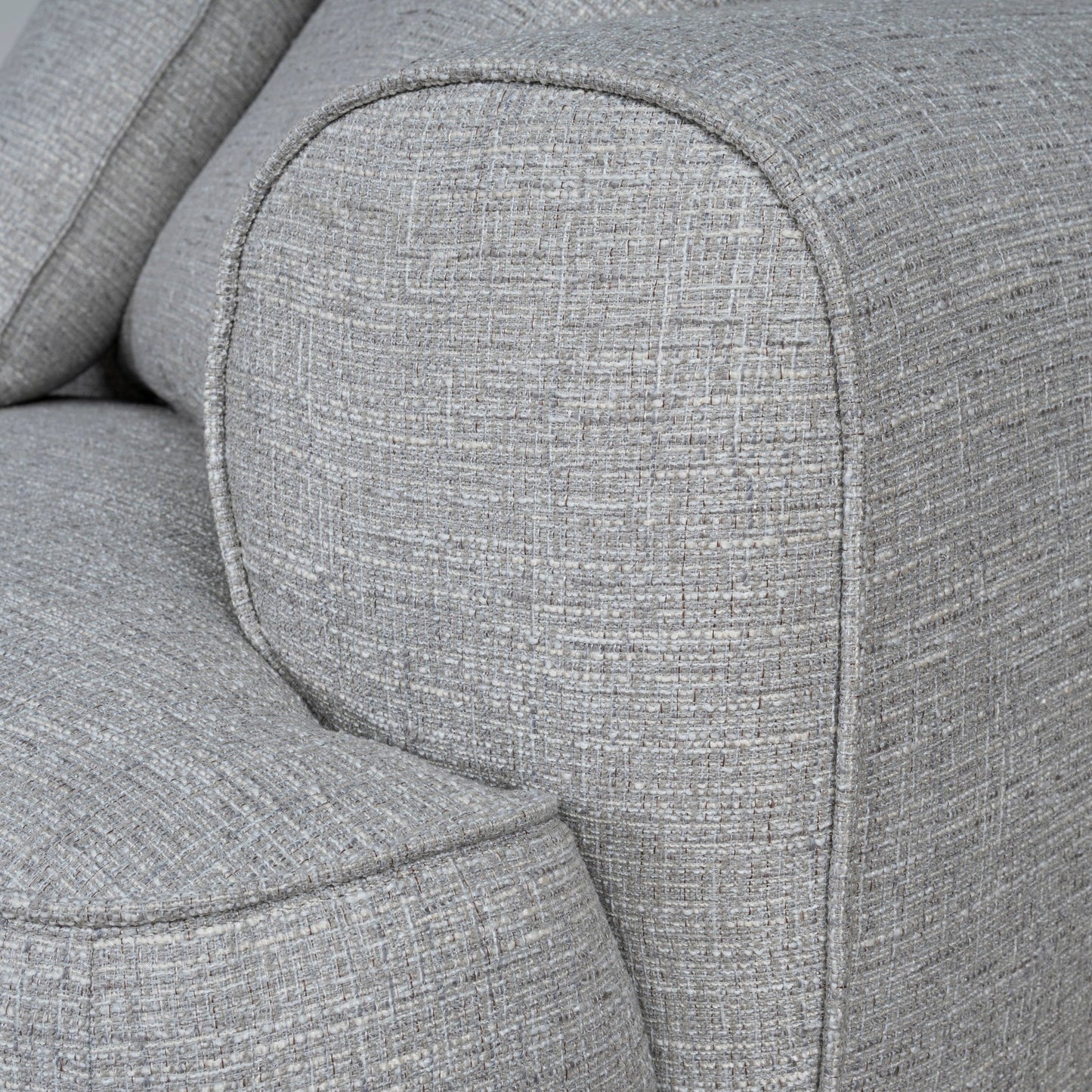 CLC10446-KJ Left Chaise Sofa - Chrome Grey