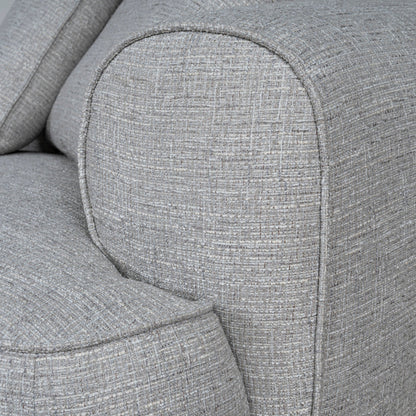 CLC10446-KJ Left Chaise Sofa - Chrome Grey