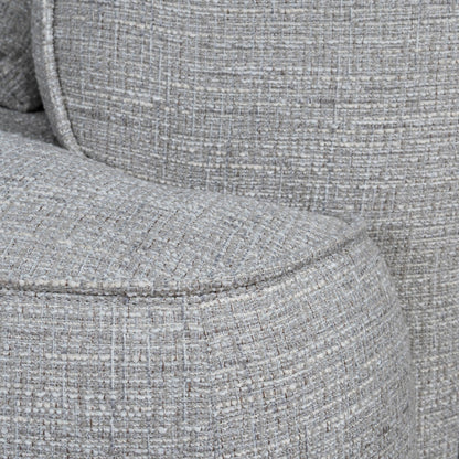 CLC10446-KJ Left Chaise Sofa - Chrome Grey