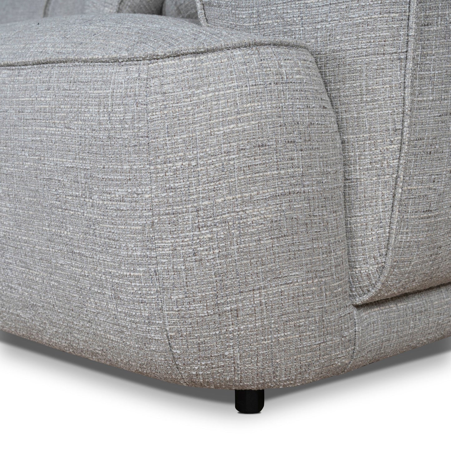 CLC10446-KJ Left Chaise Sofa - Chrome Grey