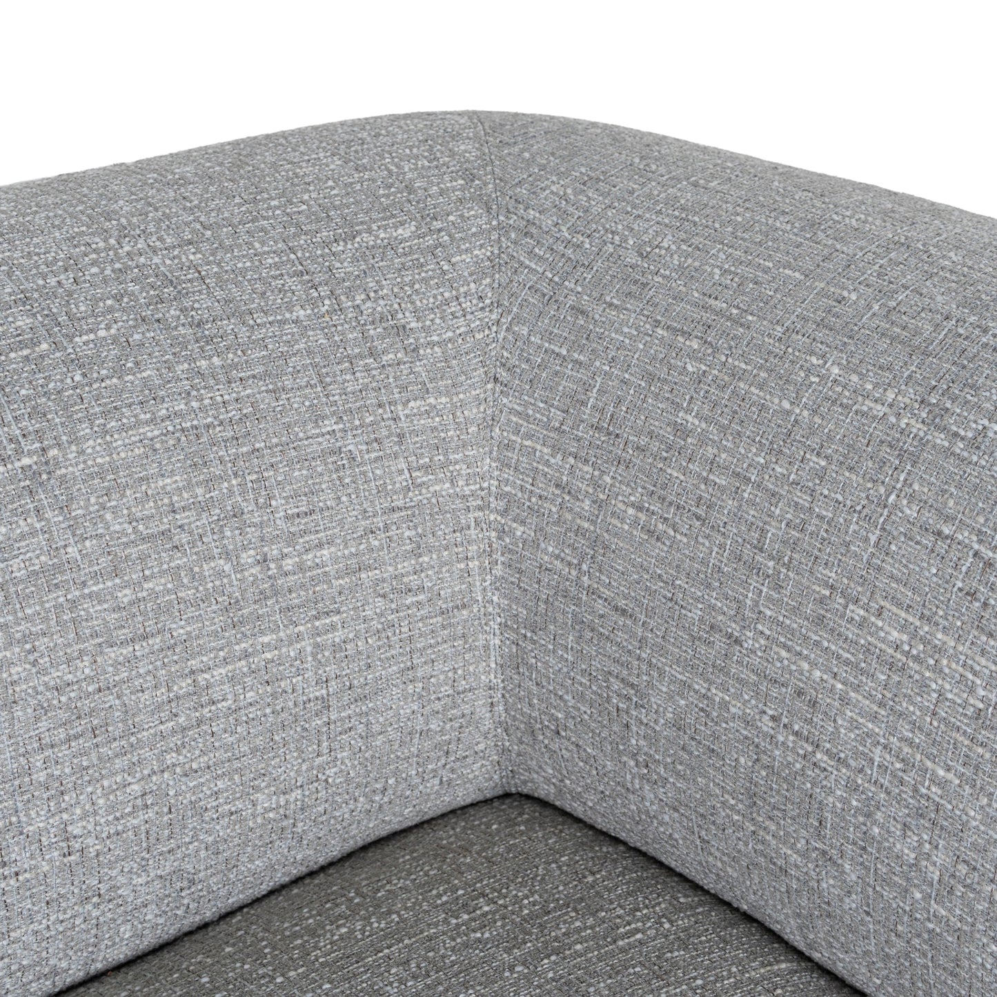 CLC10446-KJ Left Chaise Sofa - Chrome Grey