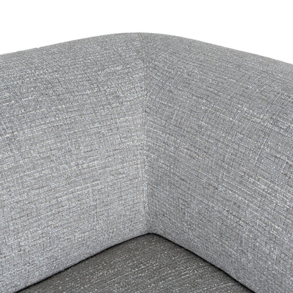 CLC10446-KJ Left Chaise Sofa - Chrome Grey