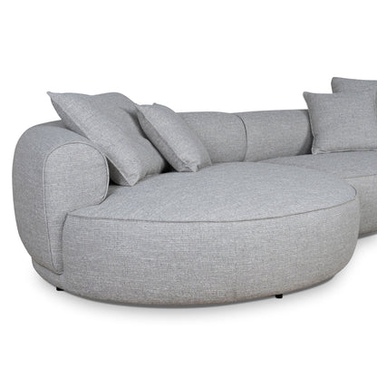 CLC10446-KJ Left Chaise Sofa - Chrome Grey