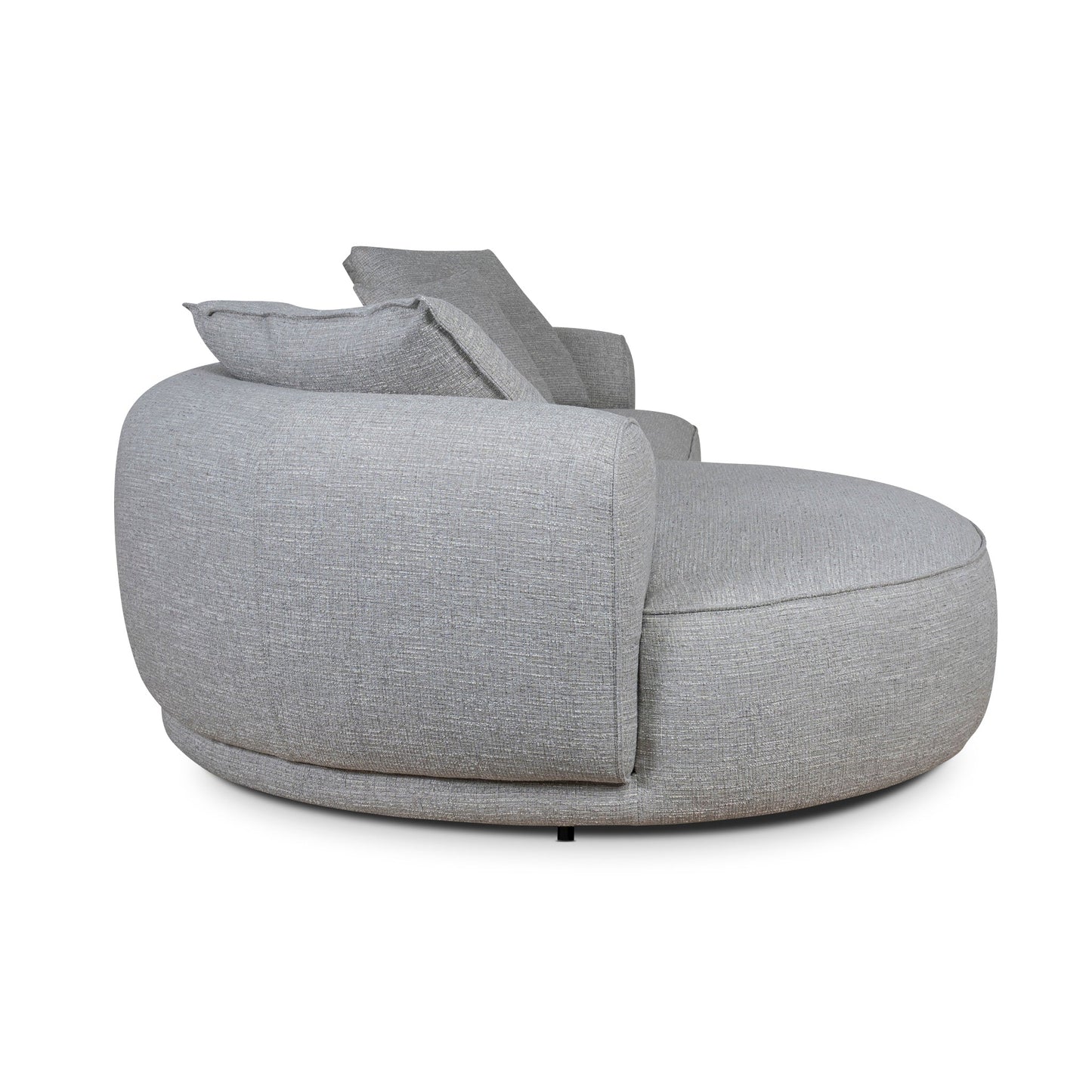 CLC10446-KJ Left Chaise Sofa - Chrome Grey