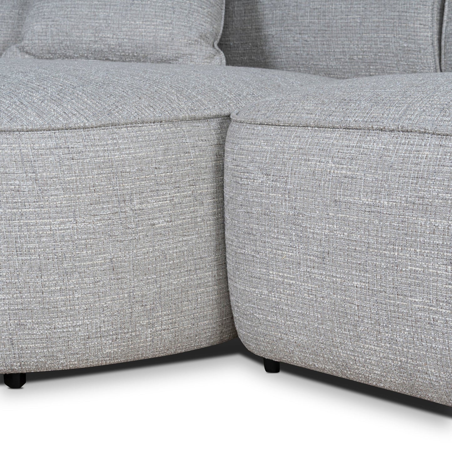 CLC10446-KJ Left Chaise Sofa - Chrome Grey