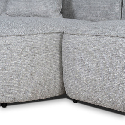 CLC10446-KJ Left Chaise Sofa - Chrome Grey