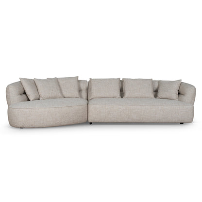 Left Chaise Sofa - Pale Beige