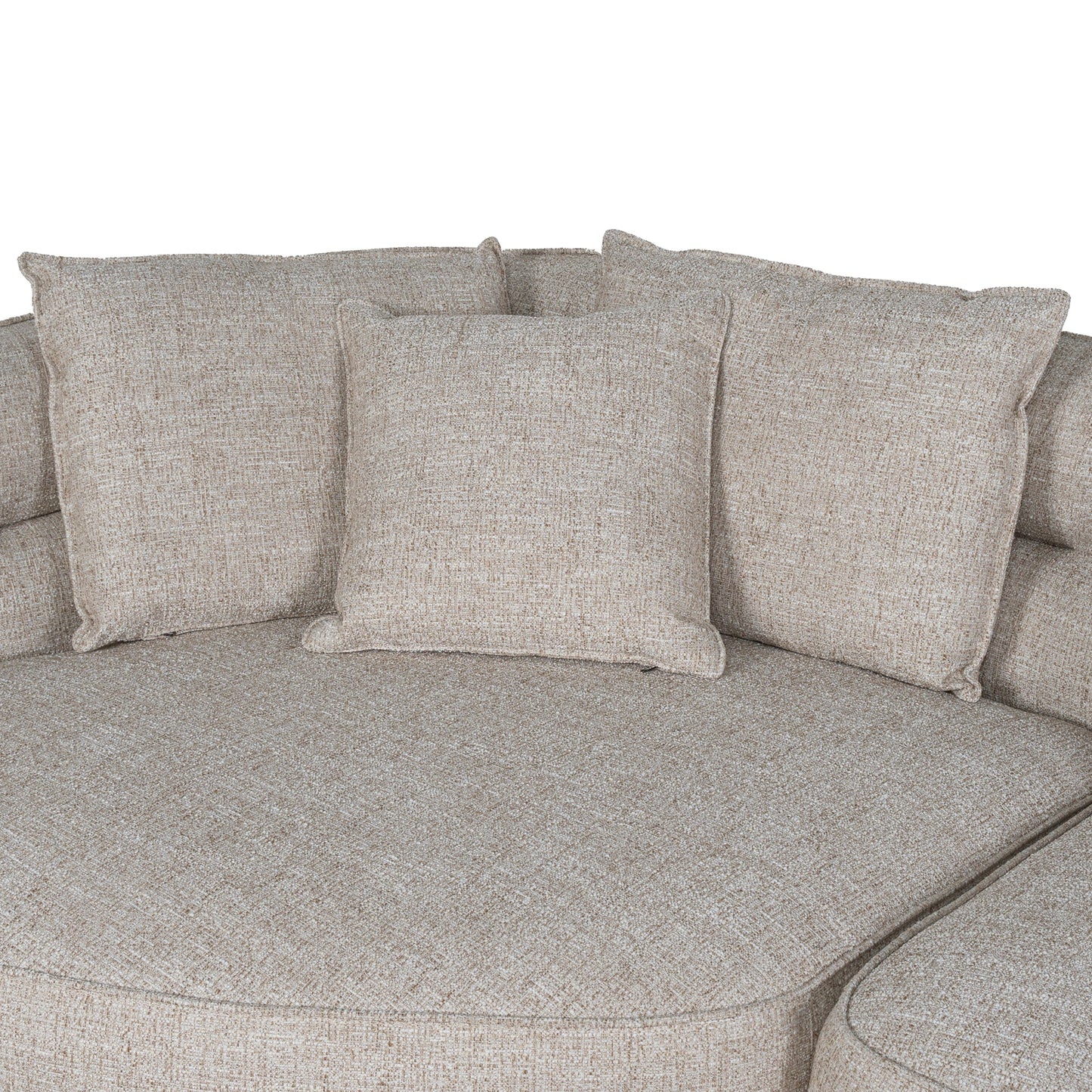 CLC10449-KJ Left Chaise Sofa - Pale Beige