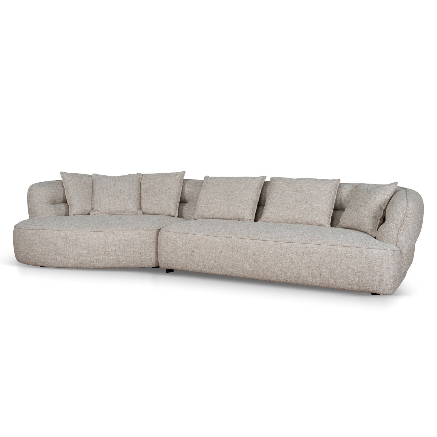 CLC10449-KJ Left Chaise Sofa - Pale Beige
