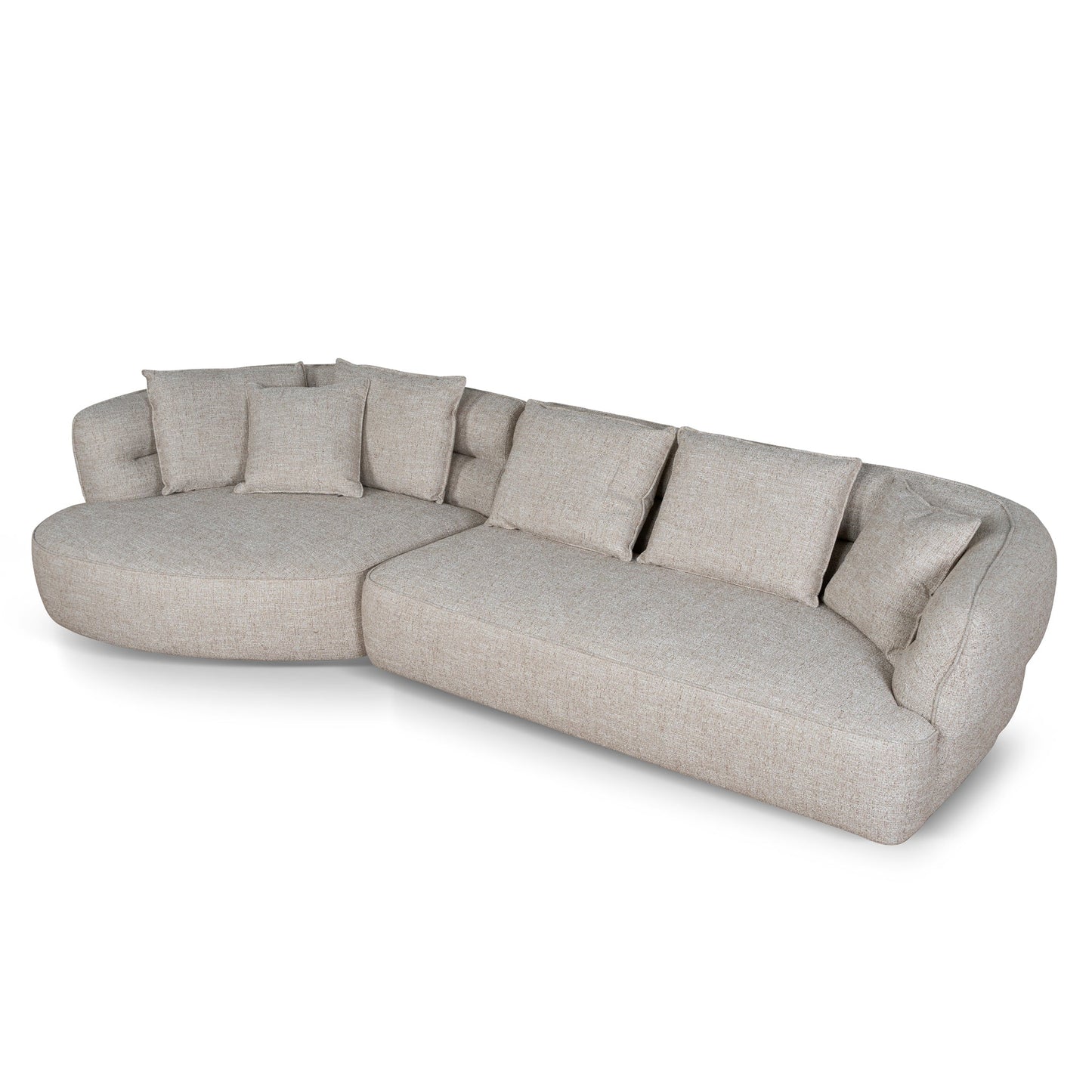 CLC10449-KJ Left Chaise Sofa - Pale Beige
