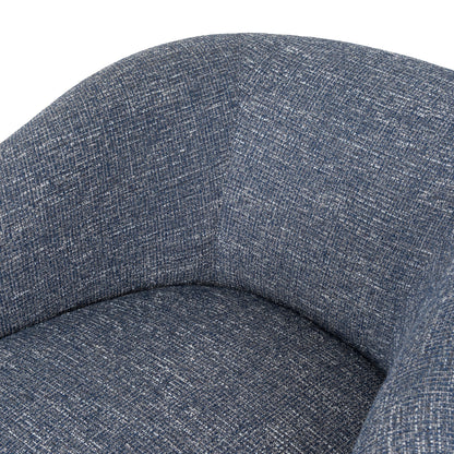 CLC10451-KJ Swivel Armchair - Prussian Blue