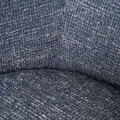 CLC10451-KJ Swivel Armchair - Prussian Blue