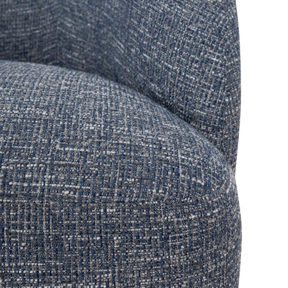CLC10451-KJ Swivel Armchair - Prussian Blue