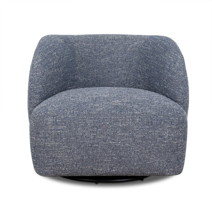 CLC10451-KJ Swivel Armchair - Prussian Blue