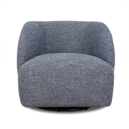 Swivel Armchair - Russet Brown