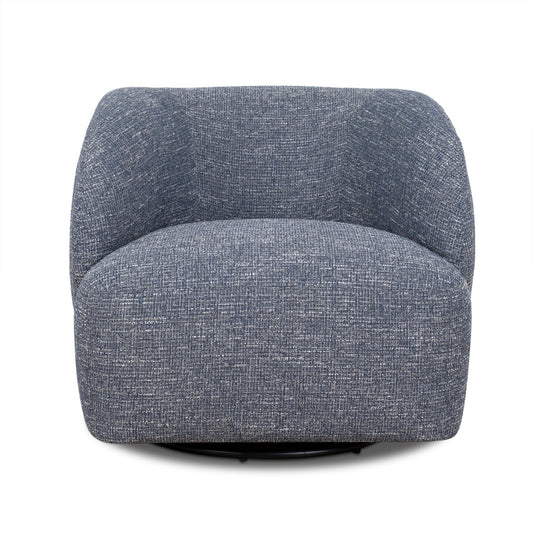 Swivel Armchair - Russet Brown