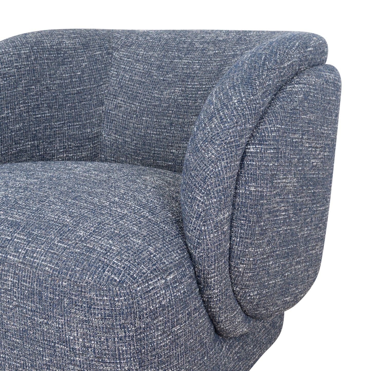 CLC10451-KJ Swivel Armchair - Prussian Blue