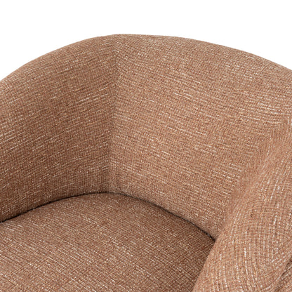 CLC10452-KJ Swivel Armchair - Russet Brown