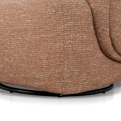 CLC10452-KJ Swivel Armchair - Russet Brown