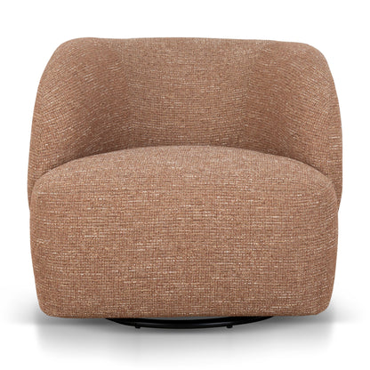 CLC10452-KJ Swivel Armchair - Russet Brown