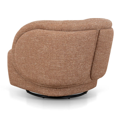 CLC10452-KJ Swivel Armchair - Russet Brown