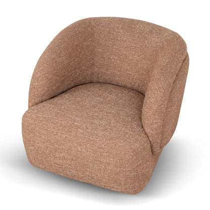 CLC10452-KJ Swivel Armchair - Russet Brown
