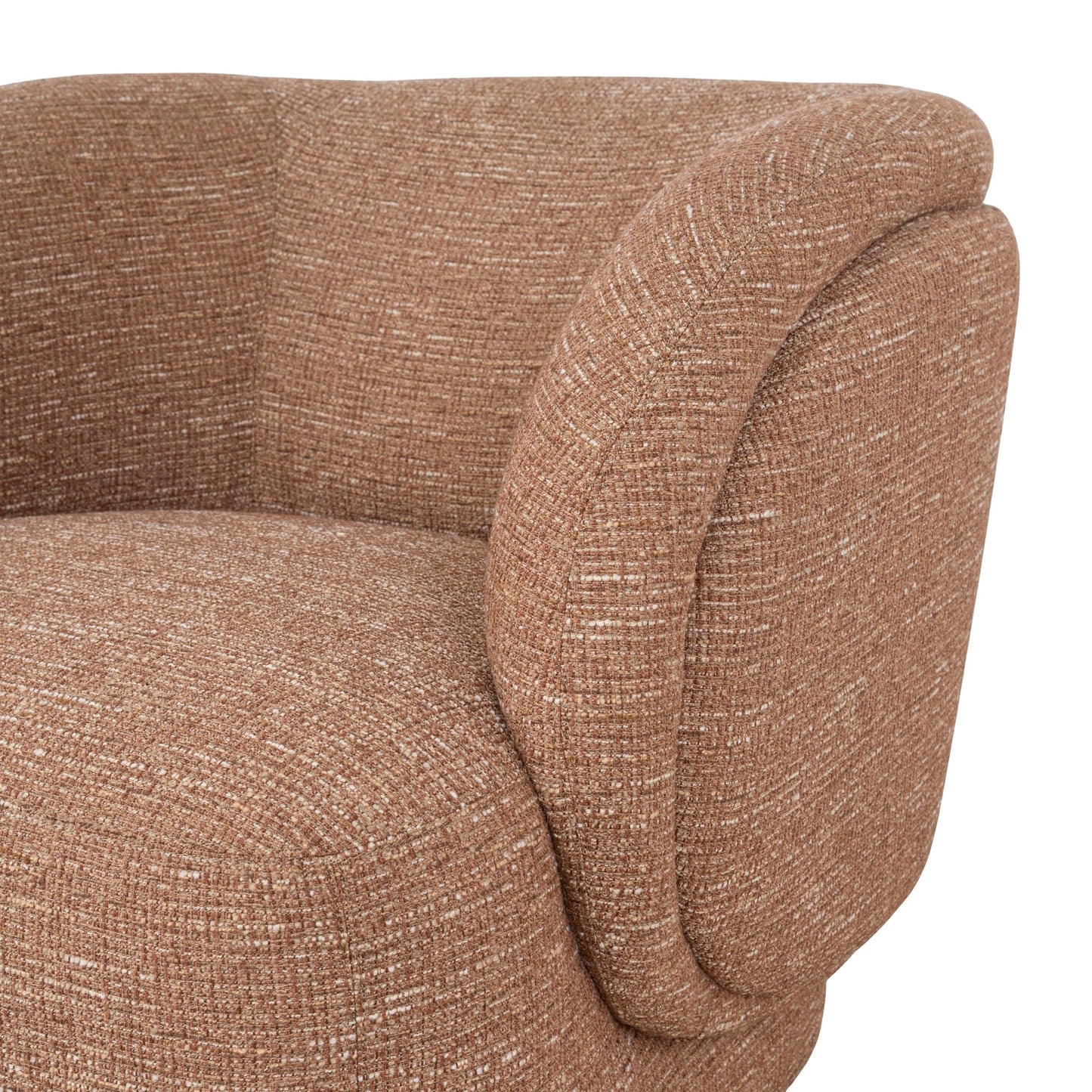 CLC10452-KJ Swivel Armchair - Russet Brown