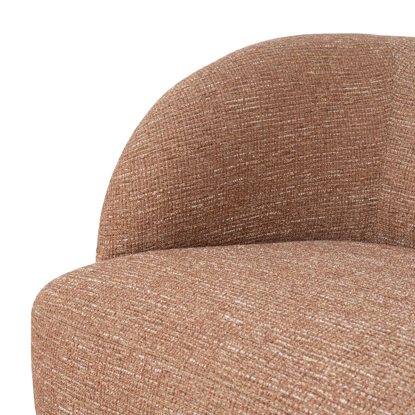 CLC10452-KJ Swivel Armchair - Russet Brown
