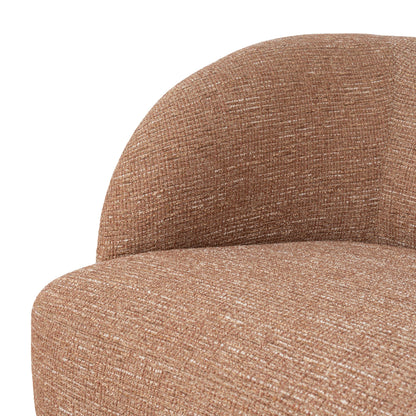 CLC10452-KJ Swivel Armchair - Russet Brown