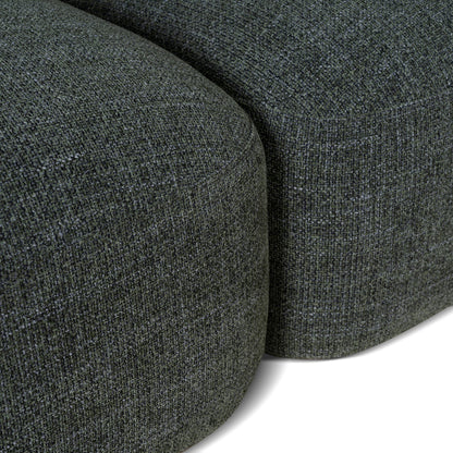 CLC10472-KSO Right Chaise Modular Sofa - Moss Green