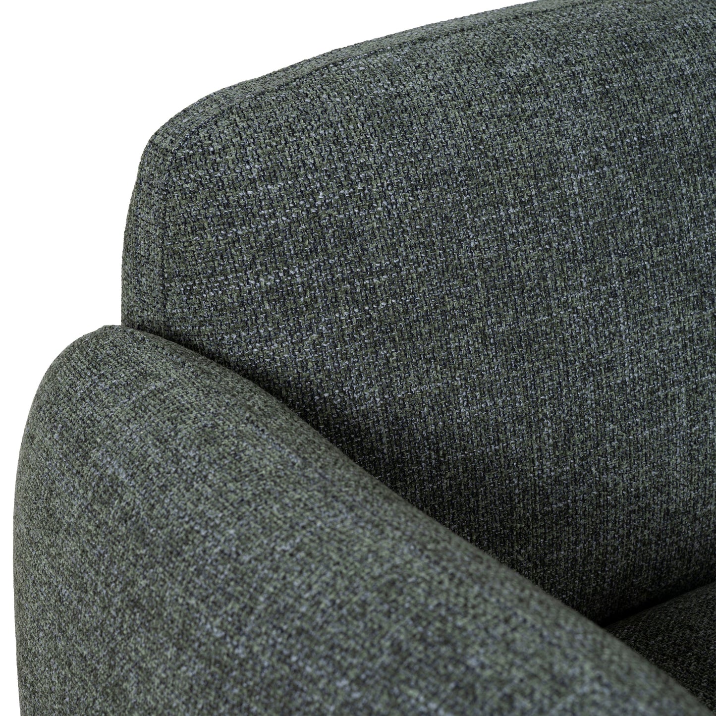 CLC10472-KSO Right Chaise Modular Sofa - Moss Green