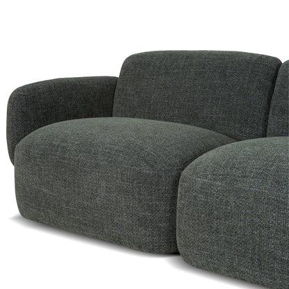 CLC10472-KSO Right Chaise Modular Sofa - Moss Green