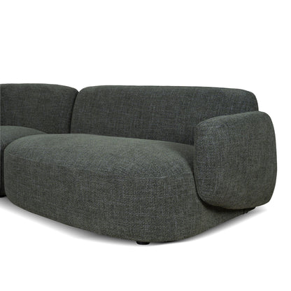 CLC10472-KSO Right Chaise Modular Sofa - Moss Green