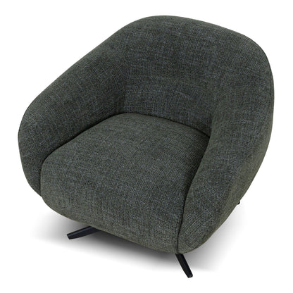 CLC10473-KSO Swivel Armchair - Moss Green