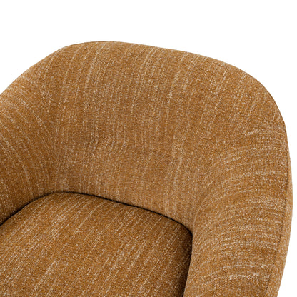 CLC10474-KSO Swivel Armchair - Ginger Brown