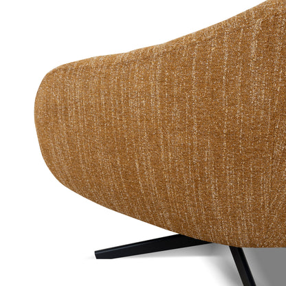 CLC10474-KSO Swivel Armchair - Ginger Brown