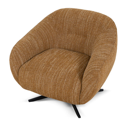 CLC10474-KSO Swivel Armchair - Ginger Brown